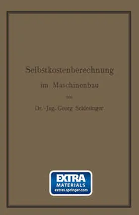 Schlesinger |  Selbstkostenberechnung im Maschinenbau | eBook | Sack Fachmedien