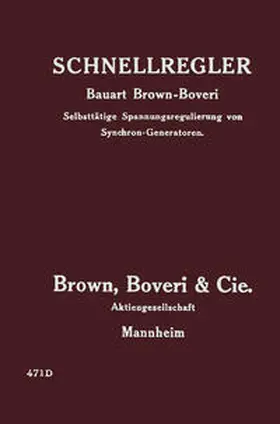 Brown-Boveri |  Schnellregler | eBook | Sack Fachmedien