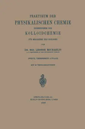 Michaelis | Praktikum der Physikalischen Chemie | E-Book | www.sack.de