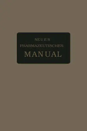Dieterich |  Neues Pharmazeutisches Manual | eBook | Sack Fachmedien