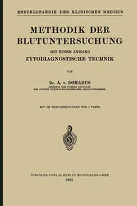 Domarus | Methodik der Blutuntersuchung | E-Book | www.sack.de
