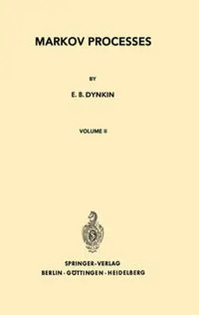 Dynkin |  Markov Processes | eBook | Sack Fachmedien