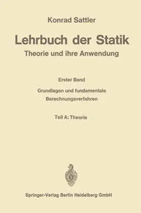 Sattler |  Lehrbuch der Statik | eBook | Sack Fachmedien