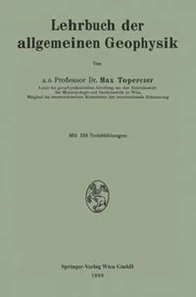 Toperczer |  Lehrbuch der allgemeinen Geophysik | eBook | Sack Fachmedien