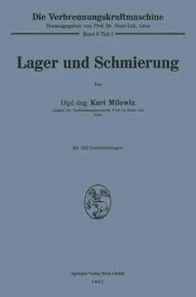Milowiz |  Lager und Schmierung | eBook | Sack Fachmedien