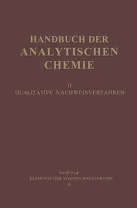 Jantsch / Hagen |  Elemente der Vierten Hauptgruppe II | eBook | Sack Fachmedien