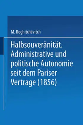 Boghitchévitch |  Halbsouveränität | eBook | Sack Fachmedien