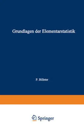 Billeter |  Grundlagen der Elementarstatistik | eBook | Sack Fachmedien