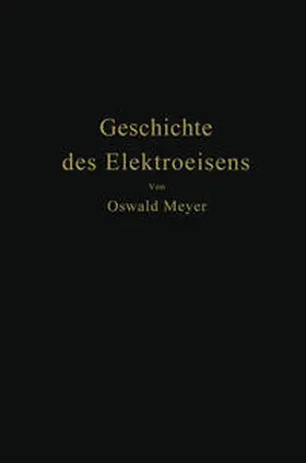 Meyer |  Geschichte des Elektroeisens | eBook | Sack Fachmedien