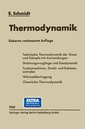 Schmidt |  Einführung in die Technische Thermodynamik und in die Grundlagen der chemischen Thermodynamik | eBook | Sack Fachmedien