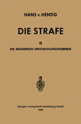 Hentig |  Die Strafe | eBook | Sack Fachmedien