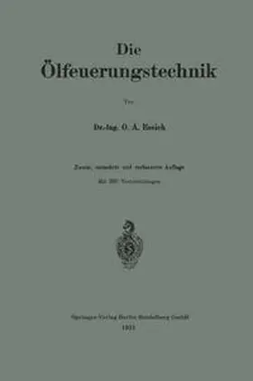 Essich |  Die Ölfeuerungstechnik | eBook | Sack Fachmedien
