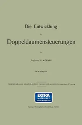 Körner |  Die Entwicklung der Doppeldaumensteuerungen | eBook | Sack Fachmedien