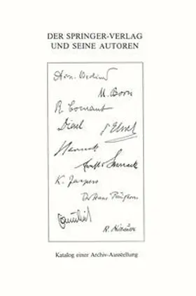  Der Springer-Verlag und seine Autoren | eBook | Sack Fachmedien