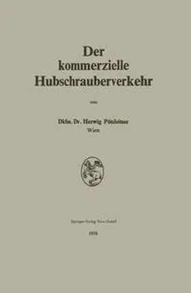 Pötzleitner | Der Kommerzielle Hubschrauberverkehr | E-Book | sack.de