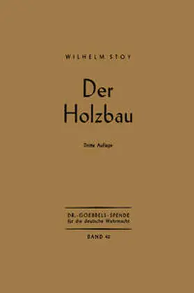 Stoy |  Der Holzbau | eBook | Sack Fachmedien