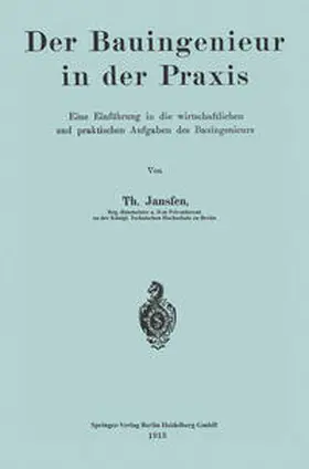 Janssen |  Der Bauingenieur in der Praxis | eBook | Sack Fachmedien
