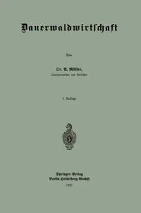 Möller | Dauerwaldwirtschaft | E-Book | www.sack.de