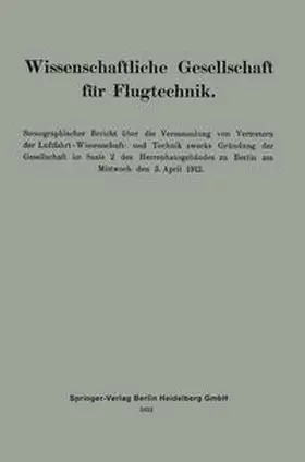 Schade |  Wissenschaftliche Gesellschaft für Flugtechnik | eBook | Sack Fachmedien