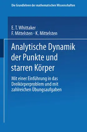 Whittaker / Mittelsten |  Analytische Dynamik der Punkte und Starren Körper | eBook | Sack Fachmedien