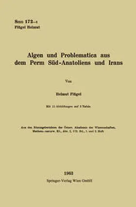 Flügel |  Algen und Problematica aus dem Perm Süd-Anatoliens und Irans | eBook | Sack Fachmedien