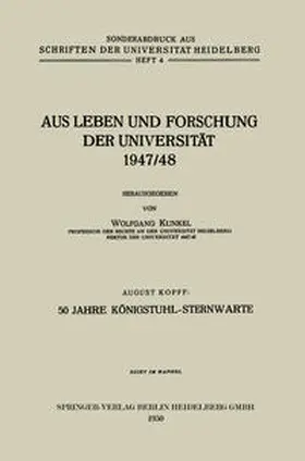 Kopff |  50 Jahre Königstuhl-Sternwarte | eBook | Sack Fachmedien