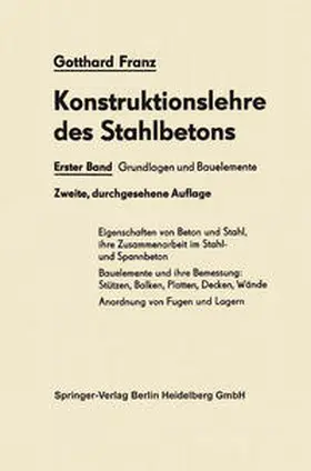 Franz |  Grundlagen und Bauelemente | eBook | Sack Fachmedien