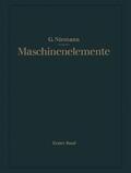 Niemann |  Maschinenelemente | Buch |  Sack Fachmedien