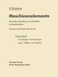 Niemann |  Grundlagen, Verbindungen, Lager, Wellen und Zubehör | Buch |  Sack Fachmedien