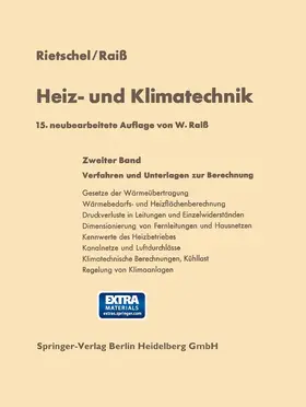 Rietschel / Protz / Raiss |  Heiz- und Klimatechnik | Buch |  Sack Fachmedien