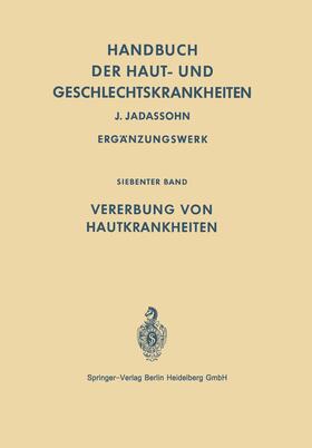 Jadassohn / Marchionini | Handbuch der Haut- und Geschlechtskrankheiten | Buch | 978-3-662-27154-4 | sack.de
