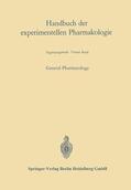 Bock / Born / Eichler |  General Pharmacology | Buch |  Sack Fachmedien