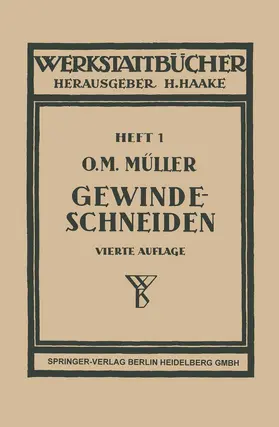 Müller |  Gewindeschneiden | Buch |  Sack Fachmedien