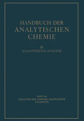 Leithe | Elemente der fünften Hauptgruppe | Buch | 978-3-662-27304-3 | www.sack.de