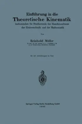 Müller | Einführung in die Theoretische Kinematik | Buch | 978-3-662-27321-0 | www.sack.de