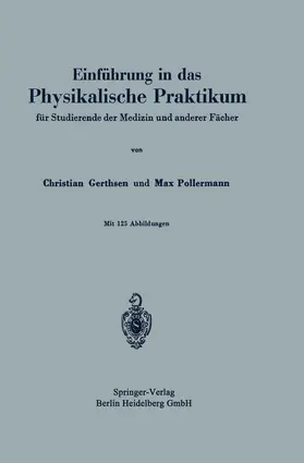 Pollermann / Gerthsen |  Einführung in das Physikalische Praktikum | Buch |  Sack Fachmedien