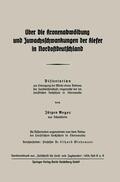 Meyer |  Über die Kronenabwölbung und Zuwachsschwankungen der Kiefer in Nordostdeutschland | Buch |  Sack Fachmedien