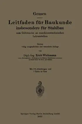 Geusen / Wichmann |  Leitfaden für Baukunde insbesondere für Stahlbau | eBook | Sack Fachmedien
