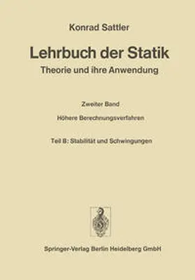 Sattler |  Lehrbuch der Statik | eBook | Sack Fachmedien