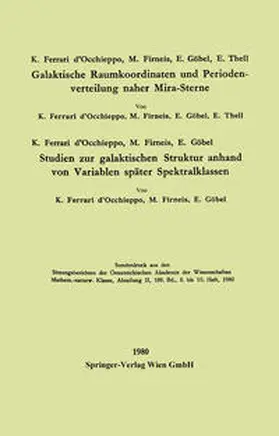 Ferrari D'Occhieppo |  Galaktische Raumkoordinaten und Periodenverteilung naher Mira-Sterne. Studien zur galaktischen Struktur anhand von Variablen später Spektralklassen | eBook | Sack Fachmedien
