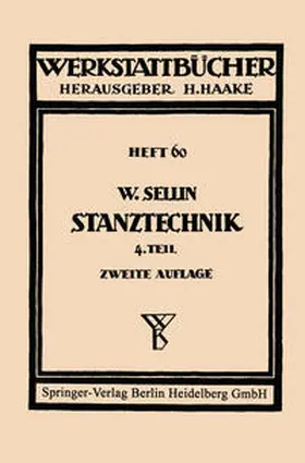 Sellin |  Stanztechnik | eBook | Sack Fachmedien