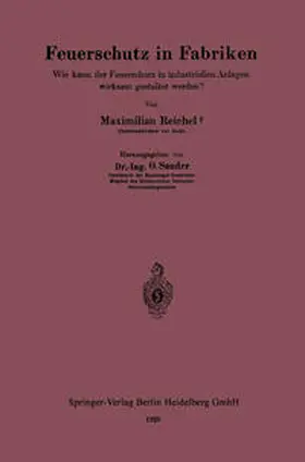 Reichel / Sander |  Feuerschutz in Fabriken | eBook | Sack Fachmedien