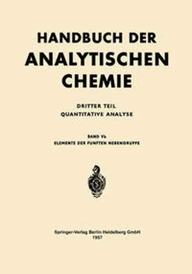 Kolmeschate |  Elemente der Fünften Nebengruppe | eBook | Sack Fachmedien