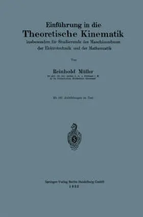 Müller |  Einführung in die Theoretische Kinematik | eBook | Sack Fachmedien