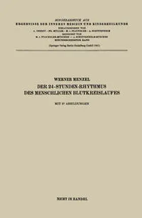 Menzel |  Der 24-Stunden-Rhythmus des menschlichen Blutkreislaufes | eBook | Sack Fachmedien
