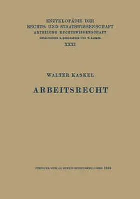 Kaskel |  Arbeitsrecht | eBook | Sack Fachmedien