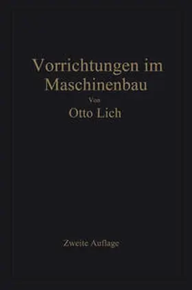 Lich |  Vorrichtungen im Maschinenbau | eBook | Sack Fachmedien