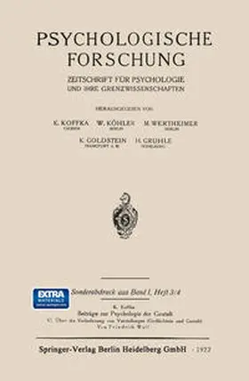 Wulf |  Psychologische Forschung | eBook | Sack Fachmedien