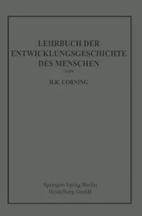 Corning | Lehrbuch der Entwicklungsgeschichte des Menschen | E-Book | www.sack.de