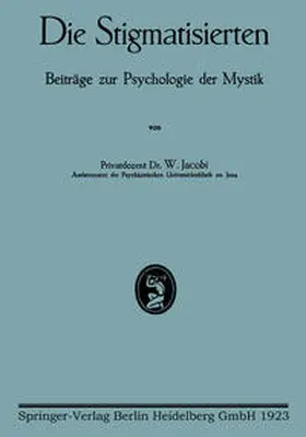 Jacobi |  Die Stigmatisierten | eBook | Sack Fachmedien
